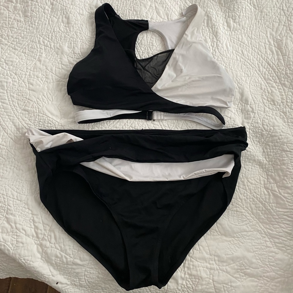 Swimsuits for all black & white bikini